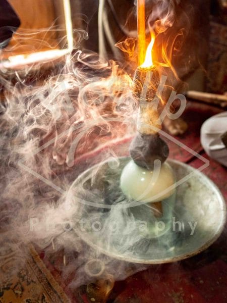 Fuming Chillum on fire