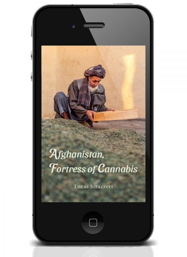 Afghan hash culture depicted on 'Afghanistan Fortress of Cannabis' eBook cover