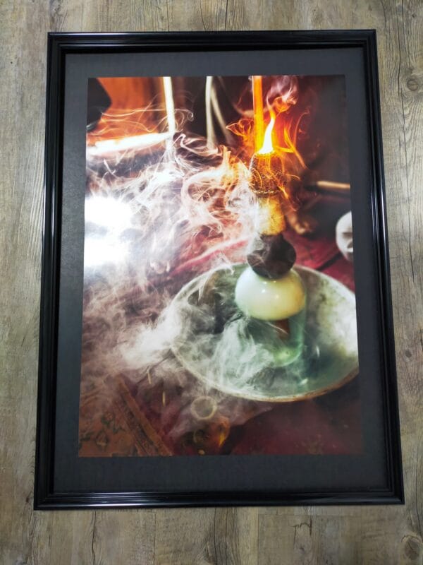 Fuming Chillum on fire.
